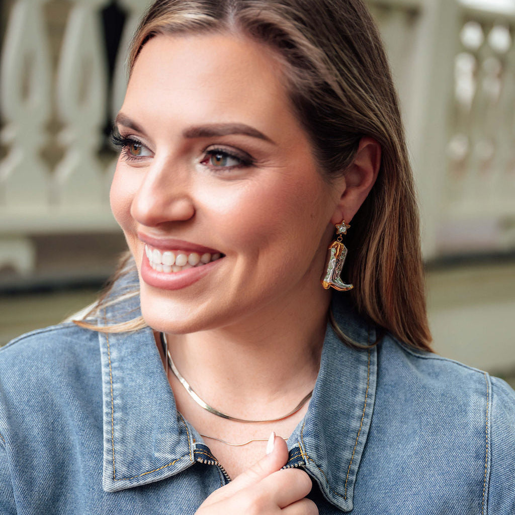 Cowboy Boots Earrings