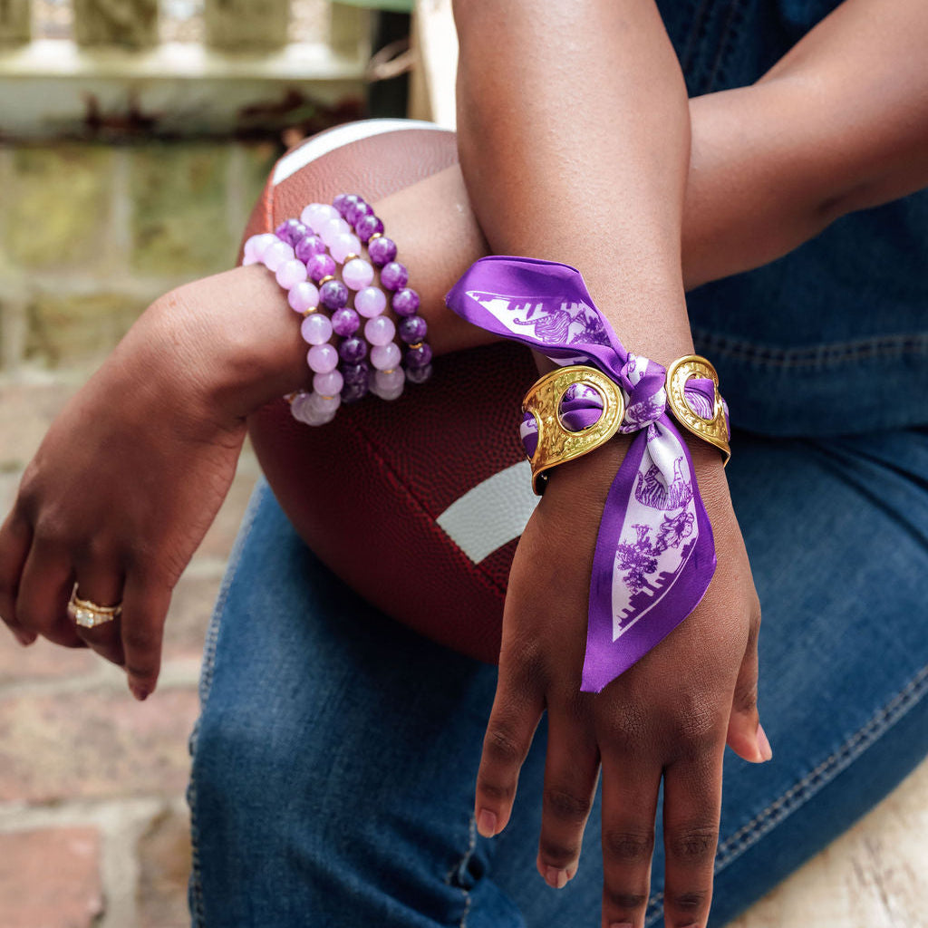 GERUGA NEEDLE CUFF バングル Geaux Scarf Cuff Bracelet – Steward & James