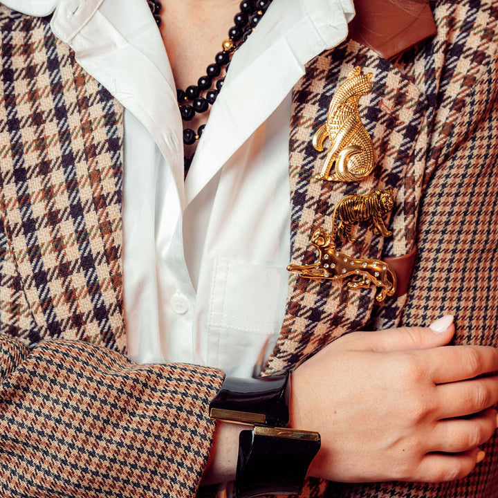 Tiger Brooch