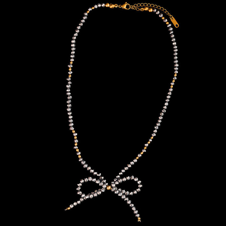 Tinsel Twist Necklace in Silver