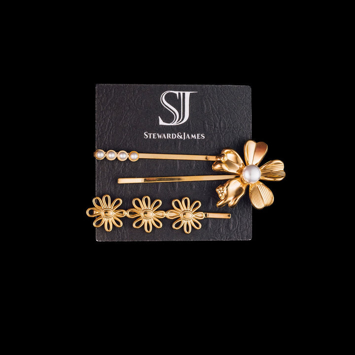 Floral Hair Pins