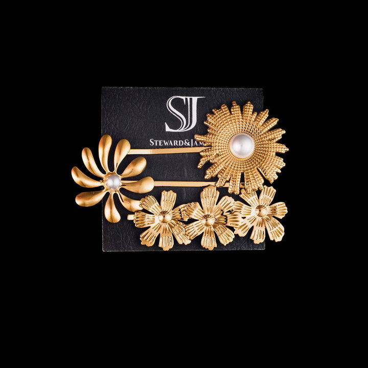 Floral Hair Pins