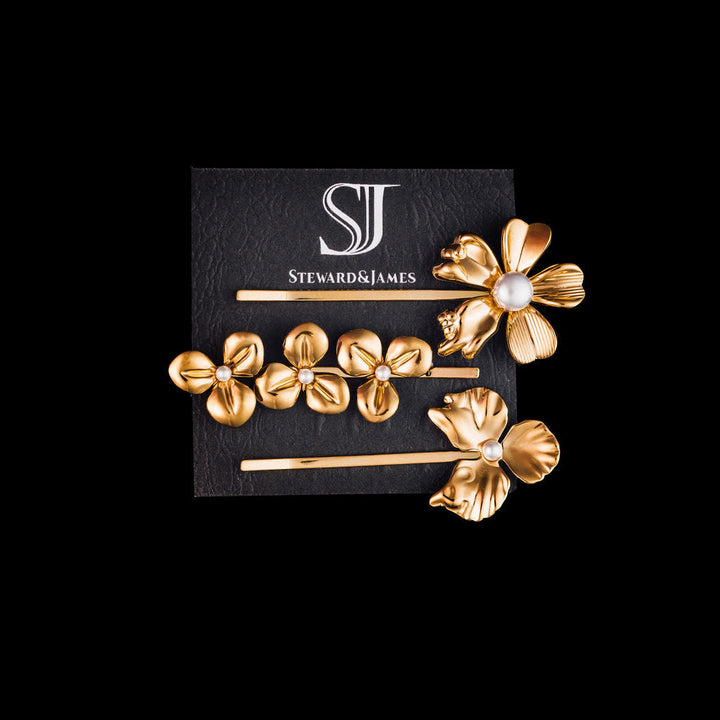Floral Hair Pins