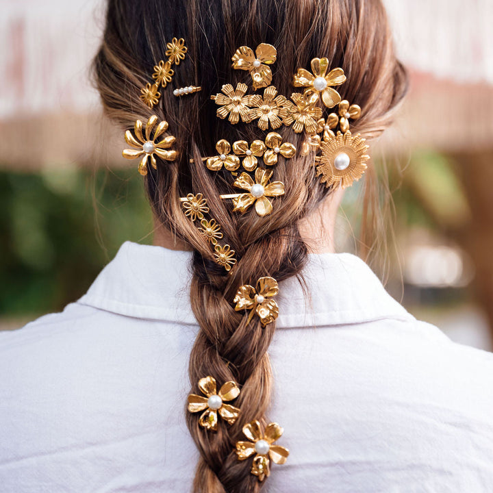 Floral Hair Pins