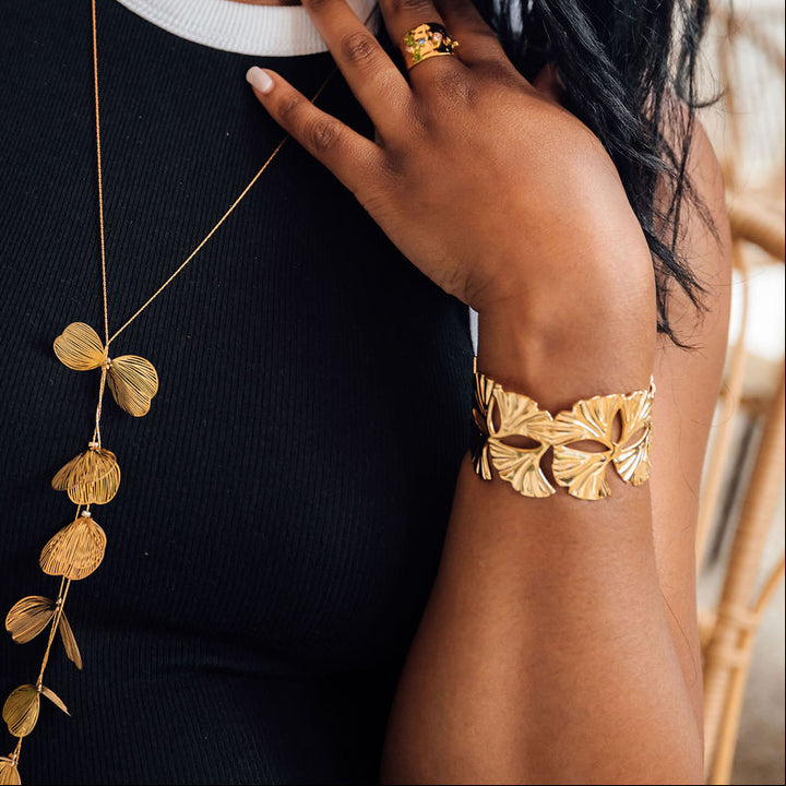 Ginkgo Cuff