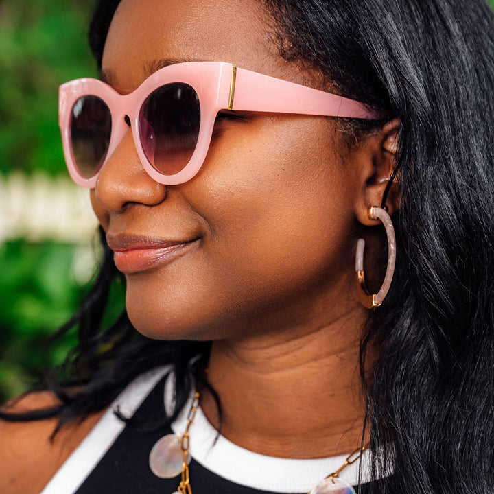 Azalea Acetate Hoop-Pink