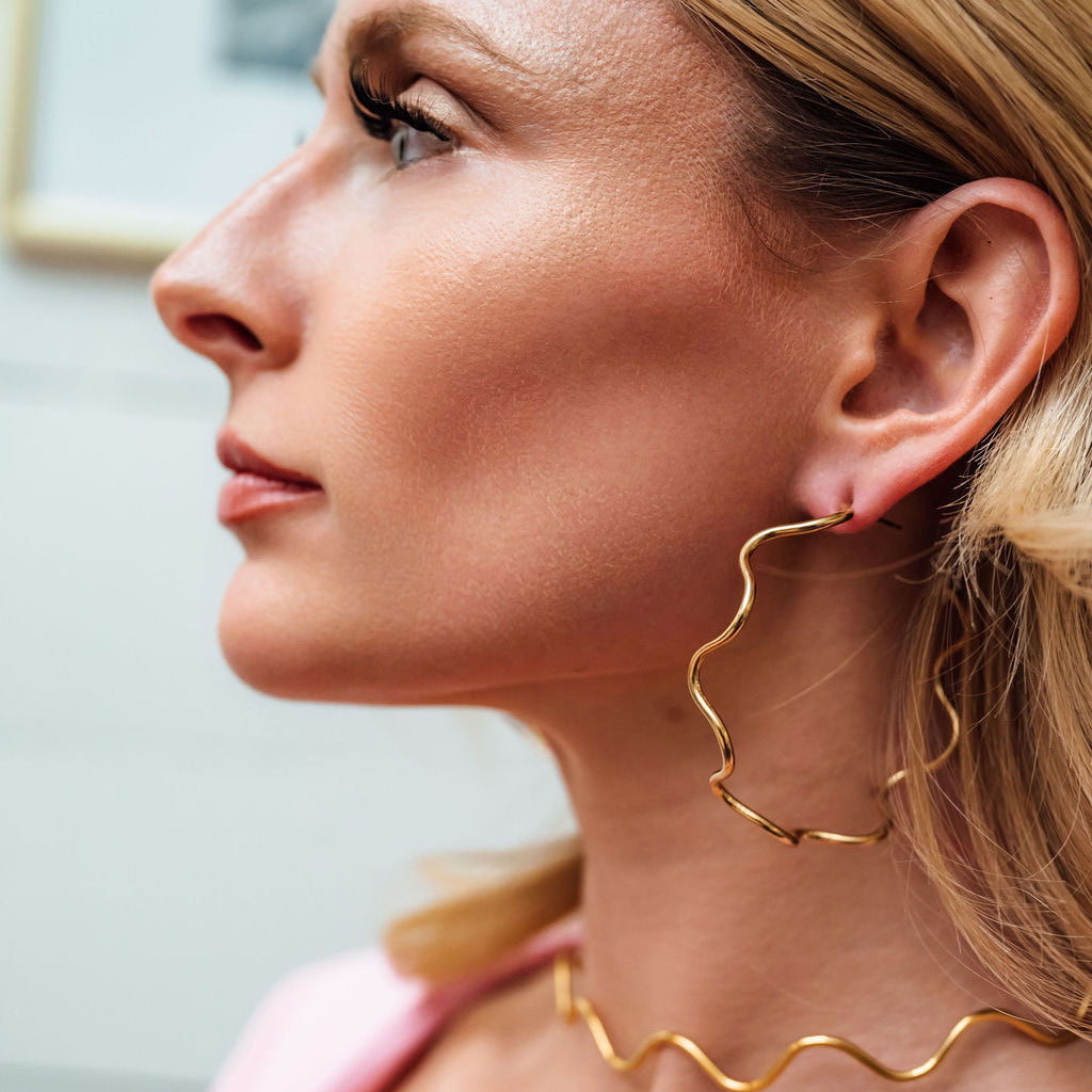 Grace Hoop Earrings