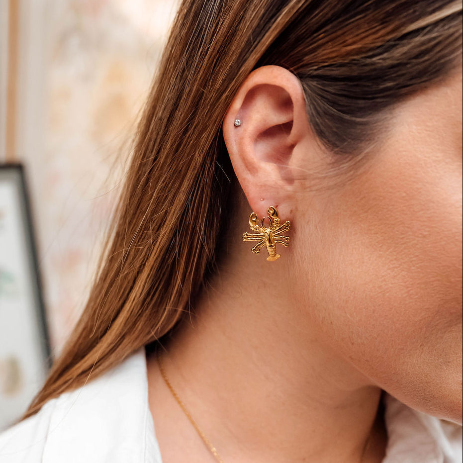 Crawfish Stud Earrings
