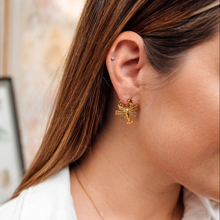 Crawfish Stud Earrings