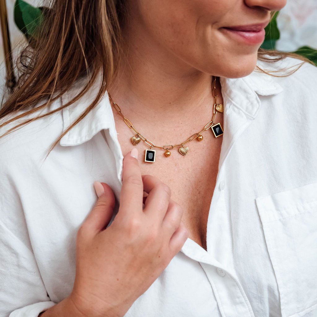 Black Magic Charm Necklace