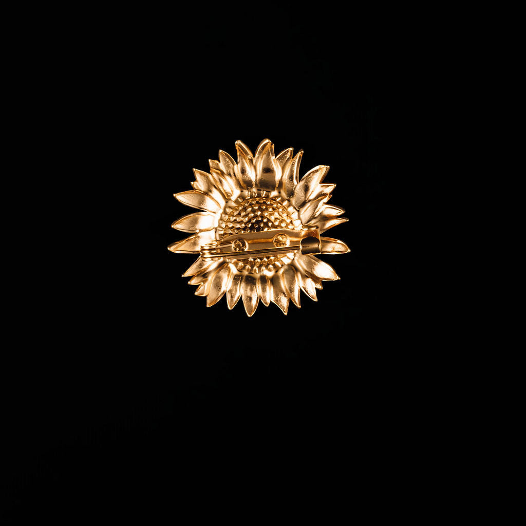 Sunflower Brooch