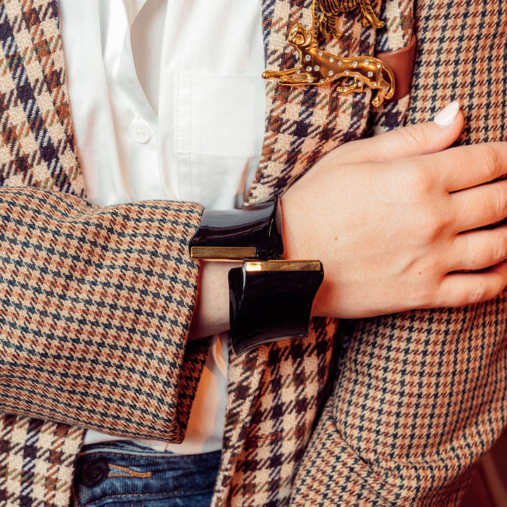 Vieux Cuff Bracelet- Black