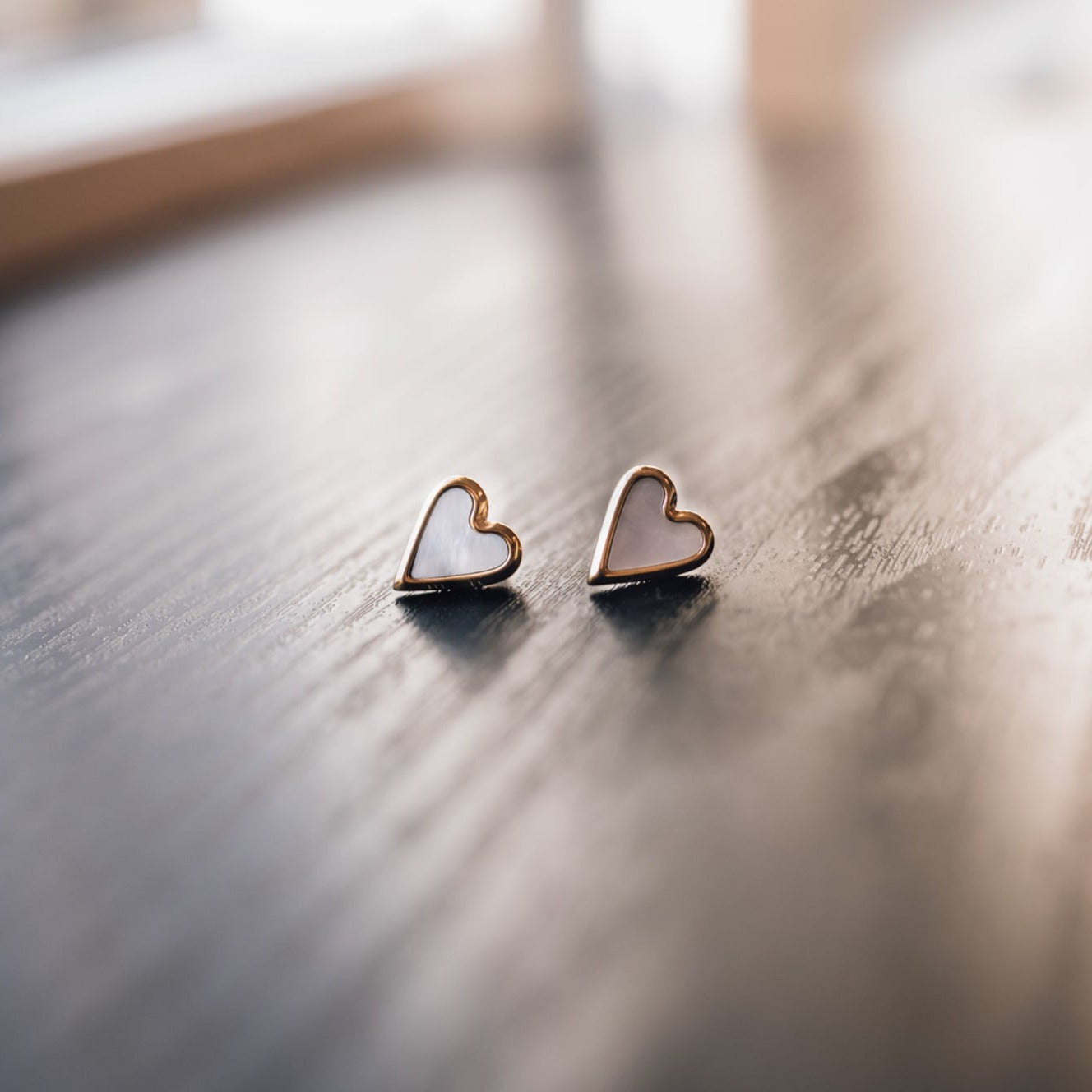 Belle Heart Stud Earrings